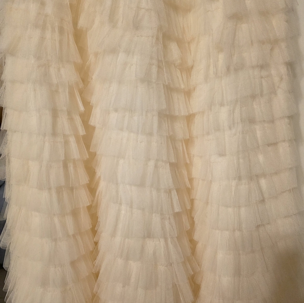 Chicwish Swan Cloud Tulle Tiered Maxi EUC M/L - Picture 11 of 17